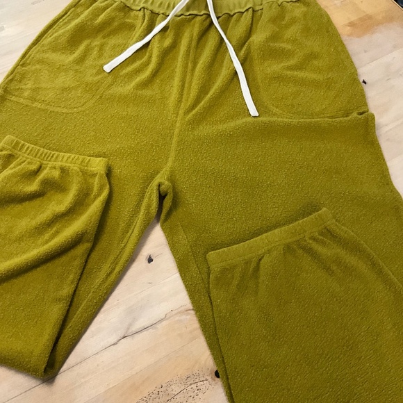 Free People Pants - FREE PEOPLE/ SLOUCHY FRENCH TERRY JOGGERS/PAPER BAG WAIST